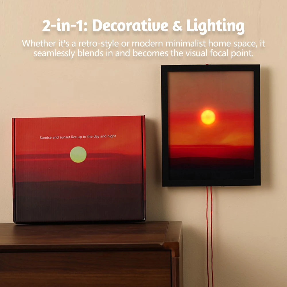 Adjustable LED Sunset Painting