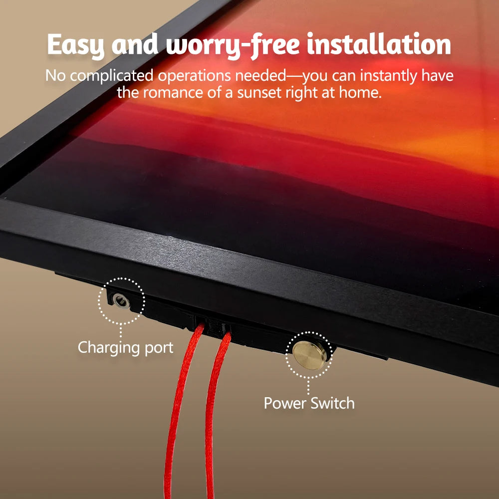 Adjustable LED Sunset Painting