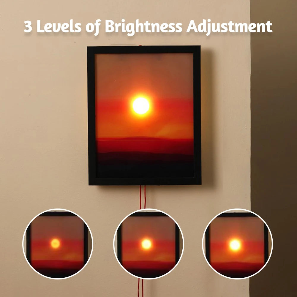 Adjustable LED Sunset Painting
