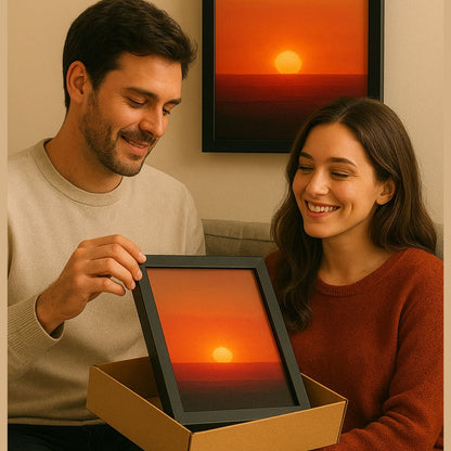 Adjustable LED Sunset Painting